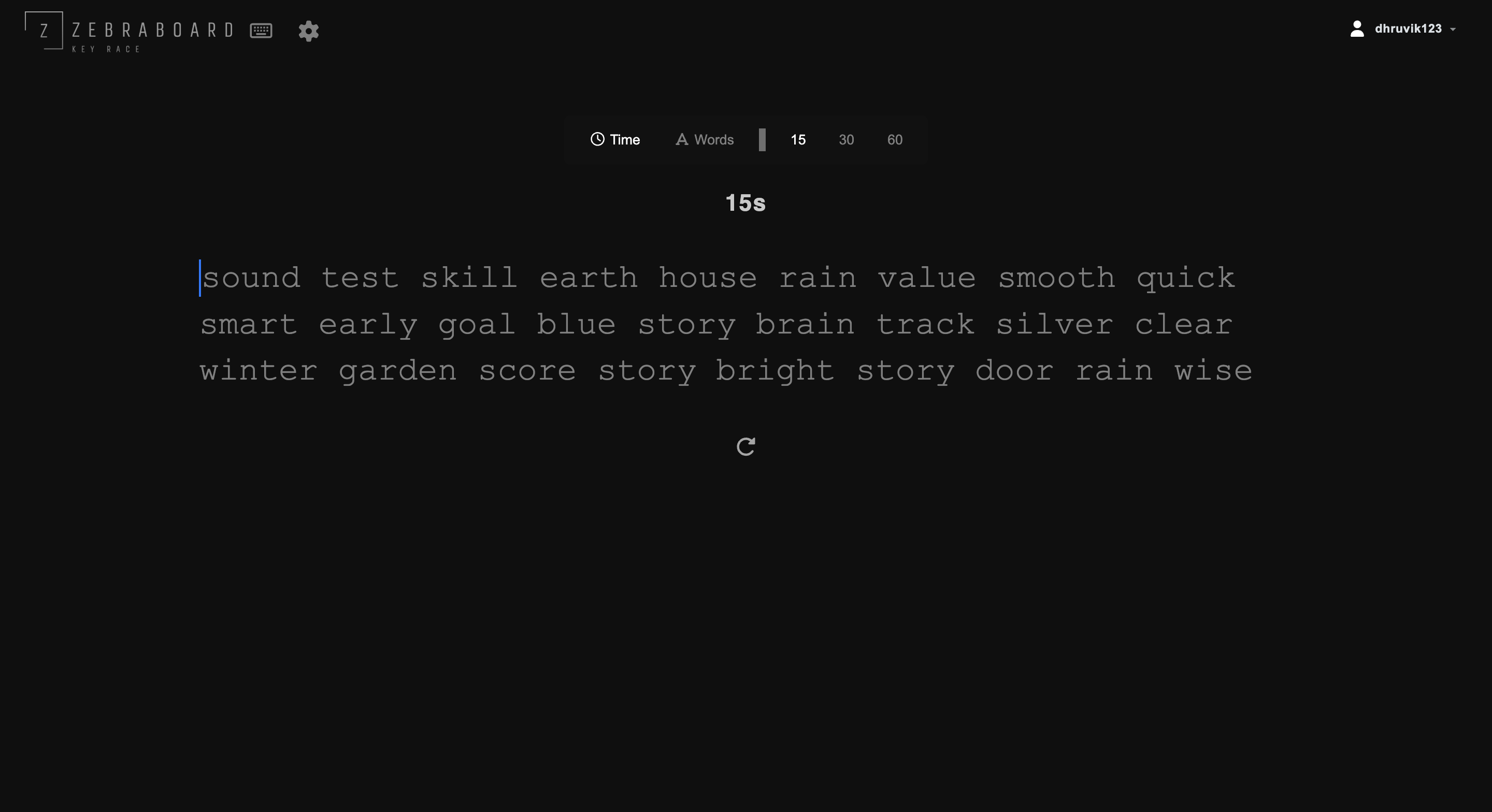 ZebraBoard - Typing Practice Platform